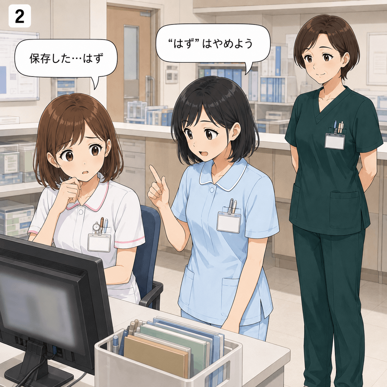 カルテあるある 2コマ目