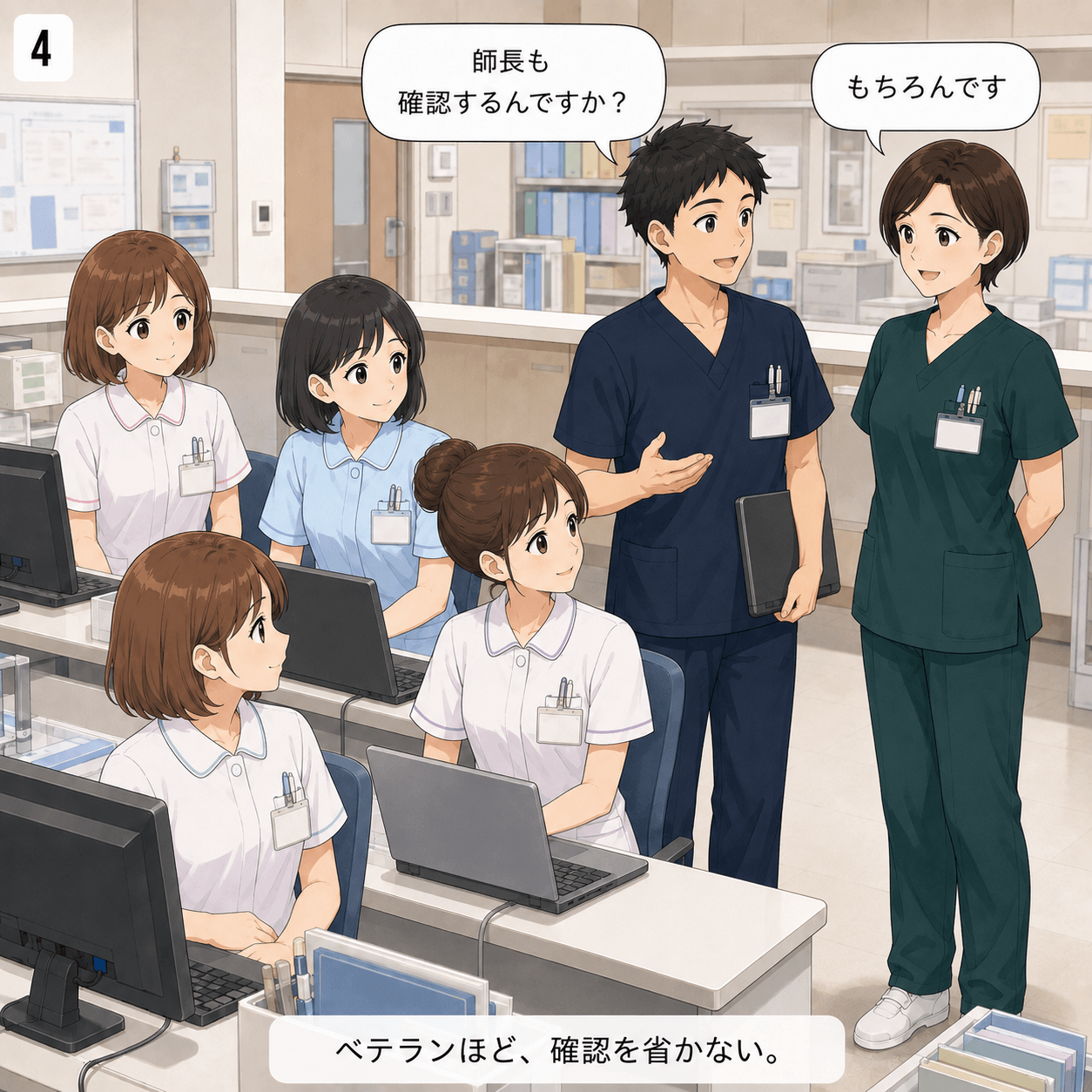 カルテあるある 4コマ目