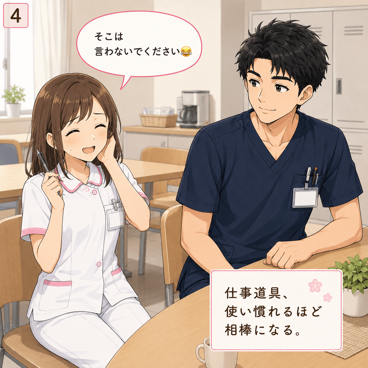 聴診器あるある 4コマ目