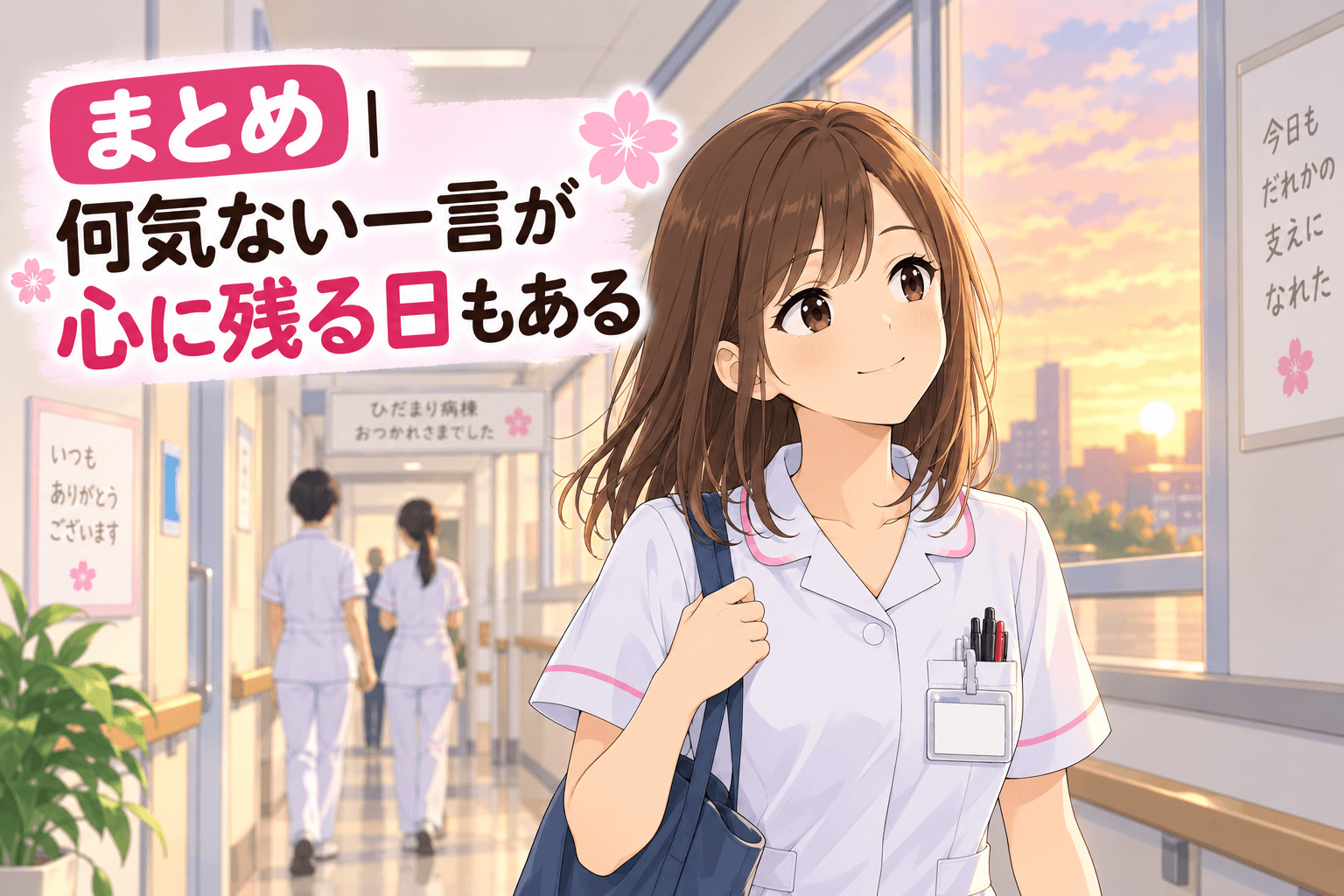 患者さんの何気ない一言を思い出す看護師