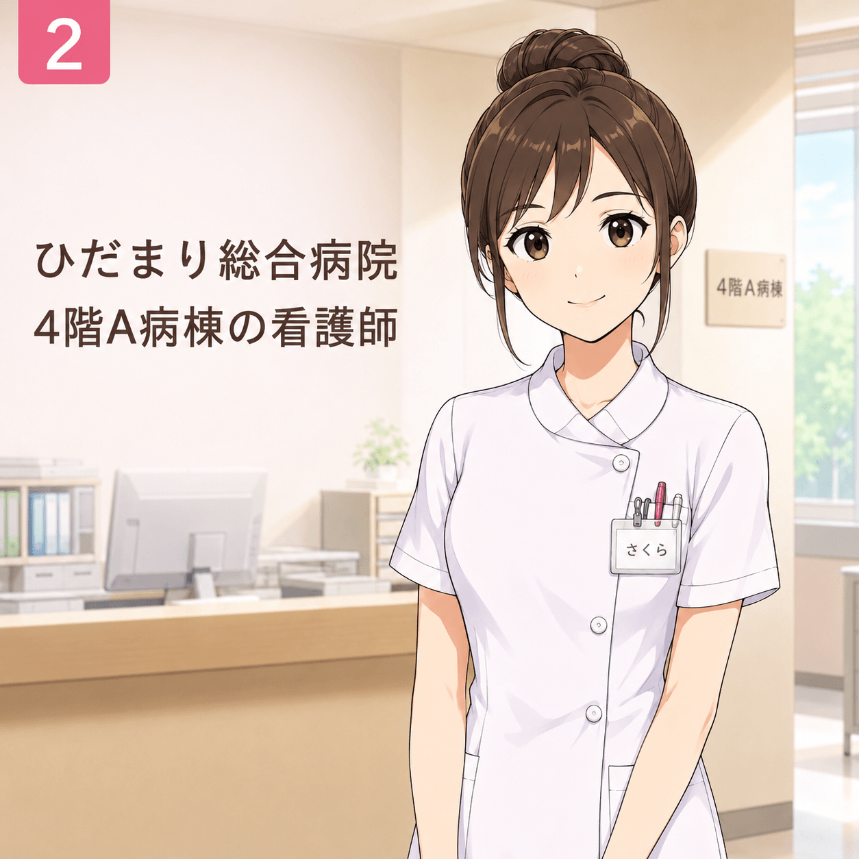 マイペースな癒し担当の看護師さくら